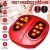 Foot Therapy Machine Car Electric Heating Foot Massager Heat Therapy Relaxation Kneading Roller Shiatsu Foot Massage Machine for Relief Leg