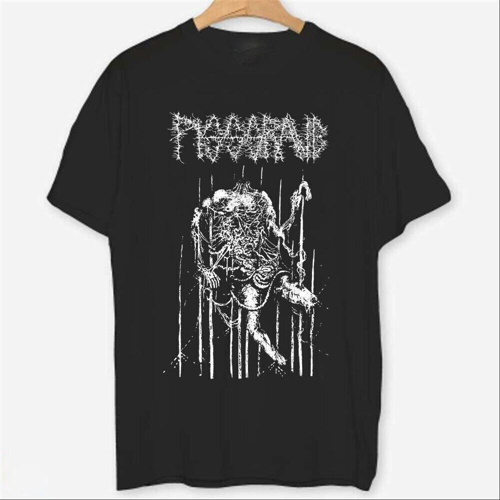 Vtg Pissgrave Band Gift For Fans Heavy Cotton Black All Size Unisex Shirt BL052 Unisex T-Shirt L