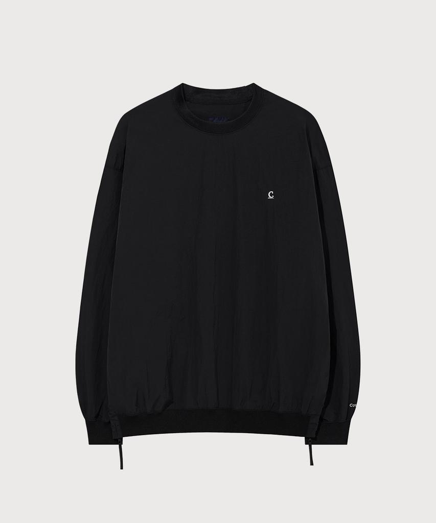 COVERNAT Woven Utility Sweatshirt Black