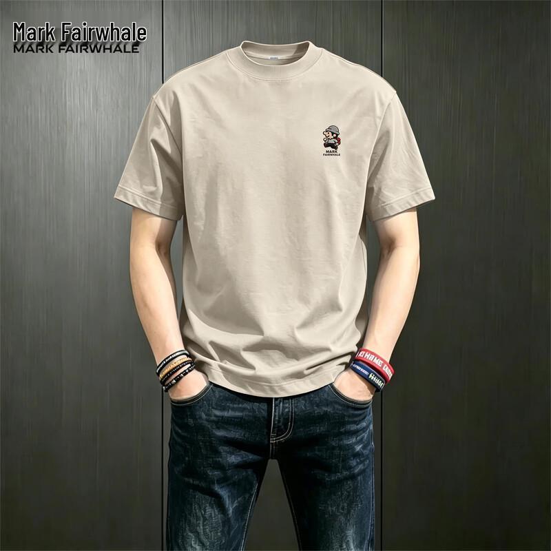 Mark Fairwhale Men s Heavyweight Pure Cotton Short Sleeve T-Shirt 2XL
