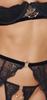 Cottelli Lingerie - Sexy Spitze 3-teiliges Set Schwarz 75B/S