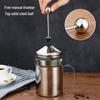 Dual-Layer Stainless Steel Milk Frothing Pitcher - Latte & Coffee Cup Frother