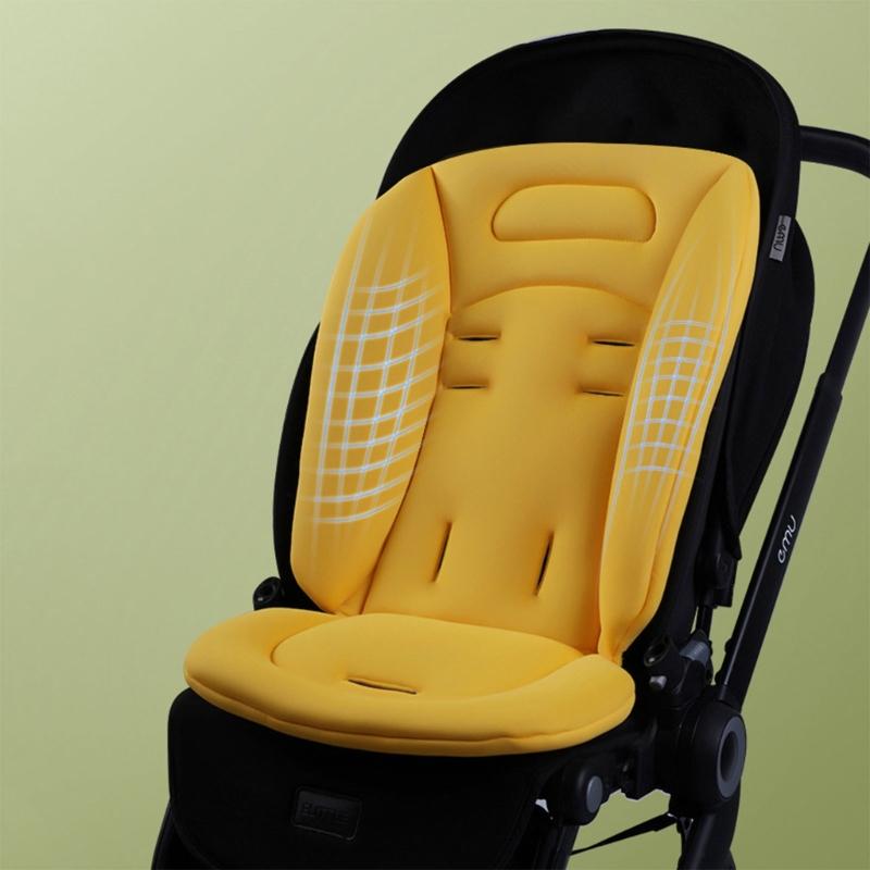 Ergonomische 3D-Rückenstütze Kinderwagenmatte Stoßfestes Säuglingswagenkissen für langanhaltenden Komfort und Wirbelsäulenstütze