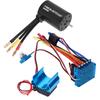 Silnik 3650 3100Kv Bezszczotkowy Zestaw Radiatora ESC do Modelu Samochodu RC 1:10 Akcesorium(60A )