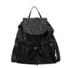 2026 New Fashion Casual Large Capacity Starry Sky Denim Backpacks Solid String High Quality Hot Trendy Backpacks for Women