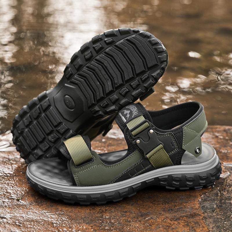 Fashion CYYTL Mens Sandals Casual Shoes Summer Beach Outdoor Slippers Walking Slides Comfort Luxury Designer Leather Lightweight Fashion