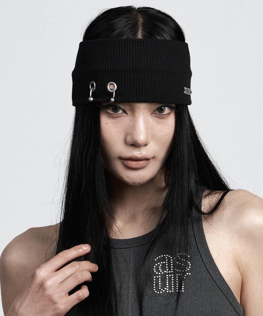As You Are Piercing Ring Hairband Black