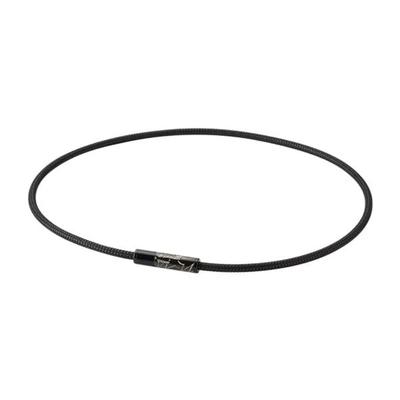 RAKUWA Magnetkette EXTREME Tribal Schwarz 50cm steif steif Blut Phiten fortschrittliche Technologie Herren [Verbessert Schultern] [Verbessert Nacken]