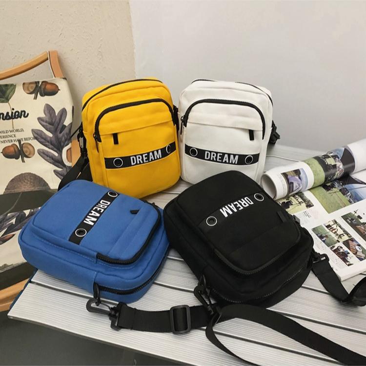 Повседневные мужские поясные сумки холщовые модные кошельки для монет многофункциональные — фото 12