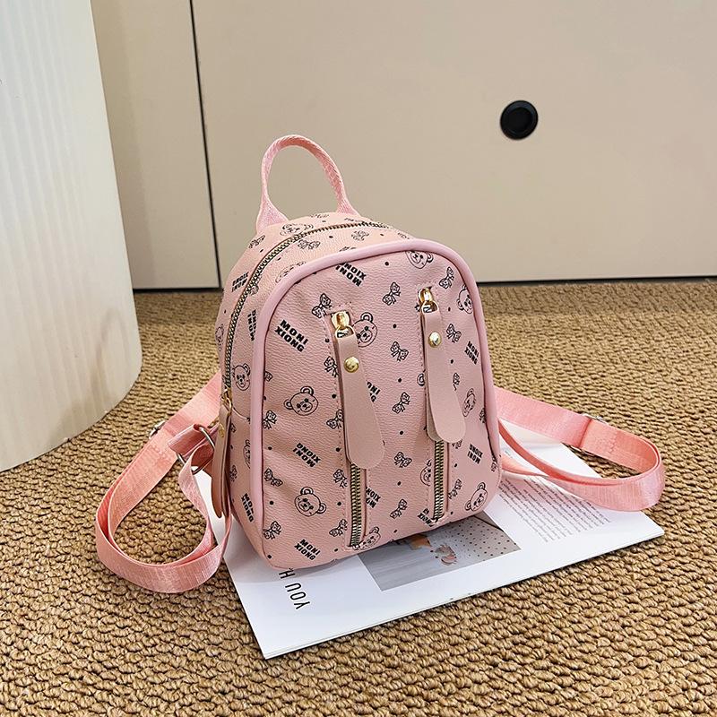 New Casual Fashion Printed Backpack Women's Tide Large Capacity Commuter College Student School Bag Travel Bag Backpack