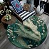 Dragon Round Area Rug,Carpet Rug for Living Room Bedroom Sofa Playroom Decor,Non-slip Floor Mat