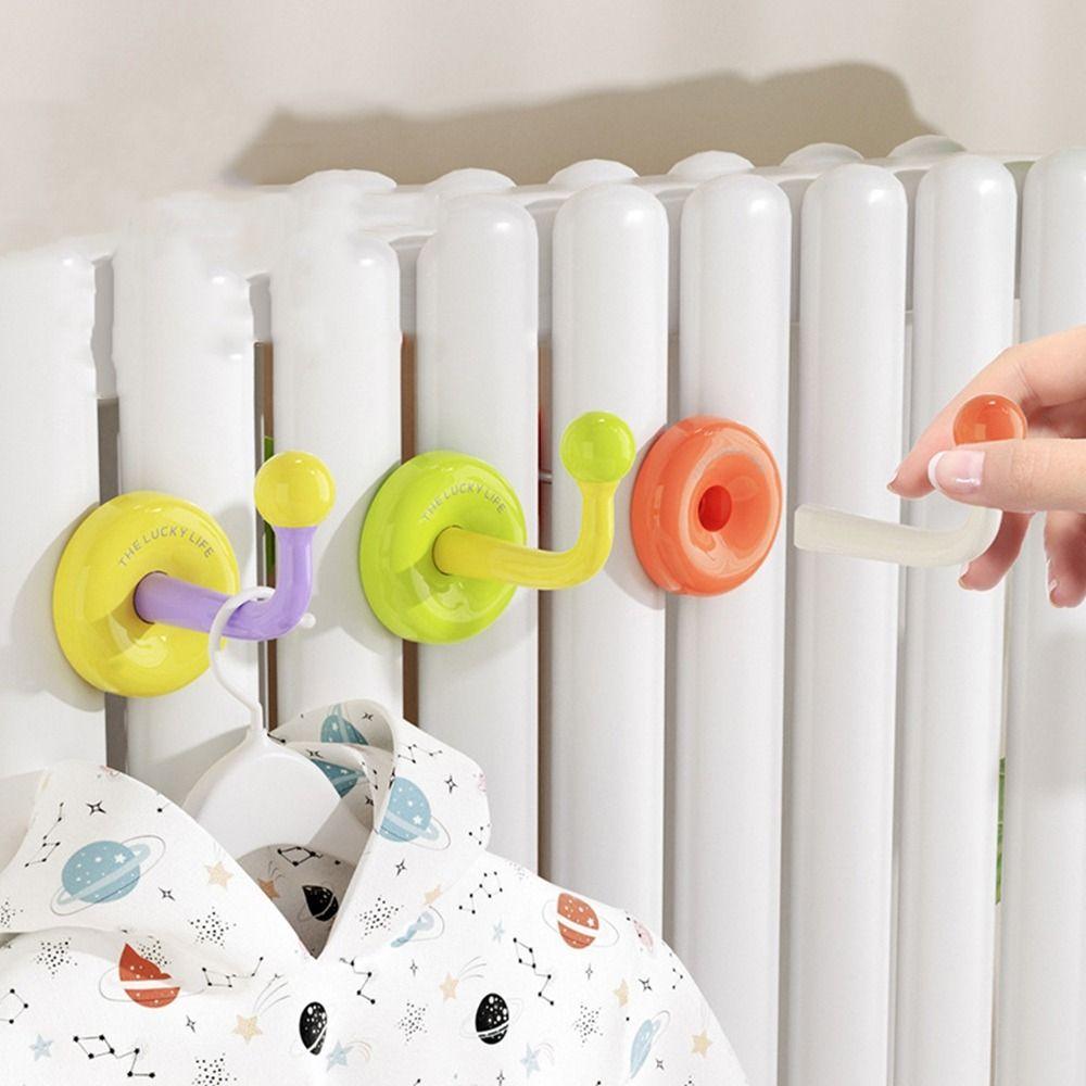 5Pcs Plastic Radiator Drying Hooks Punch-free Heat-resistant Heater Hooks Space Saving Heavy Duty Radiators Towels Rack for Home