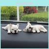 French Bulldog Resin Car Accessory Cute Animal Model Gift For Holidays And Special Occasions