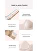 Soft, Skin-Friendly Seamless Bra: Side Support & Enhanced Gathering for Women, No Underwire, High Elasticity