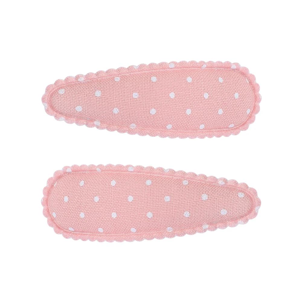 2 Stück/Set Bedruckte BB Haarspange Haaraccessoires Handgefertigt Leinwand Blume Haarspange Mädchen Süße Haarspangen Kopfschmuck Geschenk