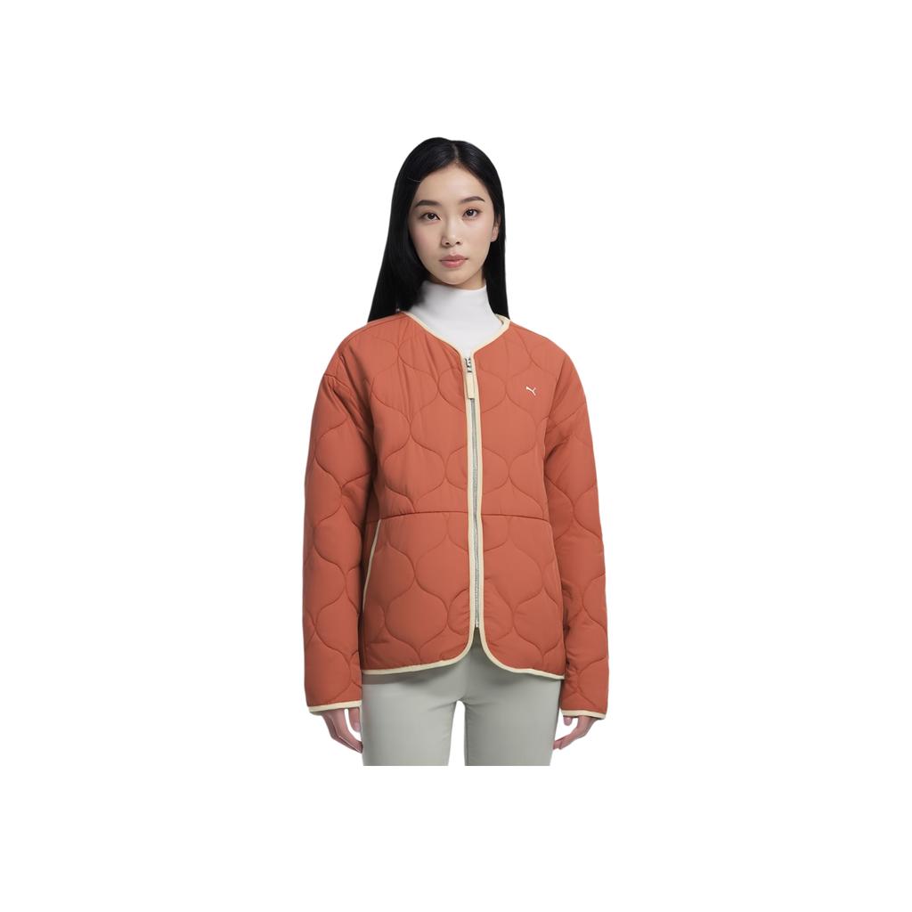 Puma MMQ LW Padded Reversible Jacket Unisex Outerwear Toasted-Almond 623045-88