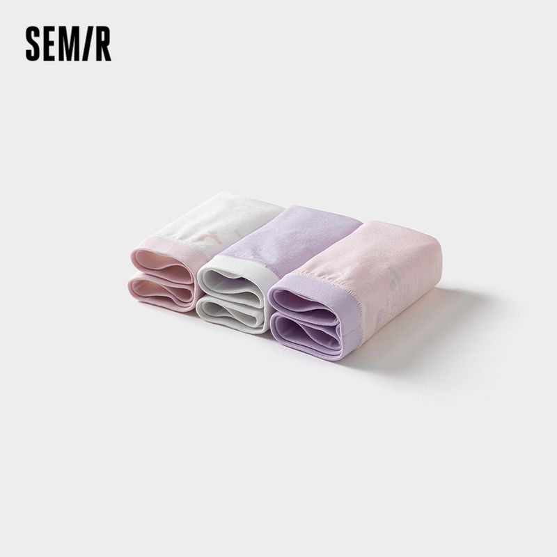 

Senma Children s Underwear 2024 New Arrival Antibacterial Boxers Soft Stretch Boxers Girl Shorts 3 Pack Gray Green 00324-280924561102 130cm