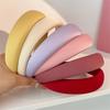 3CM Fashion Women's Headbands Sweet Solid Color Sponge Padded Hairbands Lady Girls Daily Press Hair Hoop Accessories