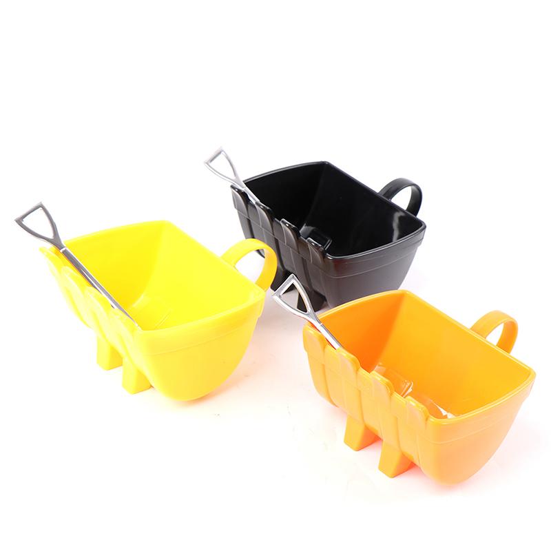 Single Excavator Bucket Cup Hand Tea Coffee Funny Mug Shovel With Spoon