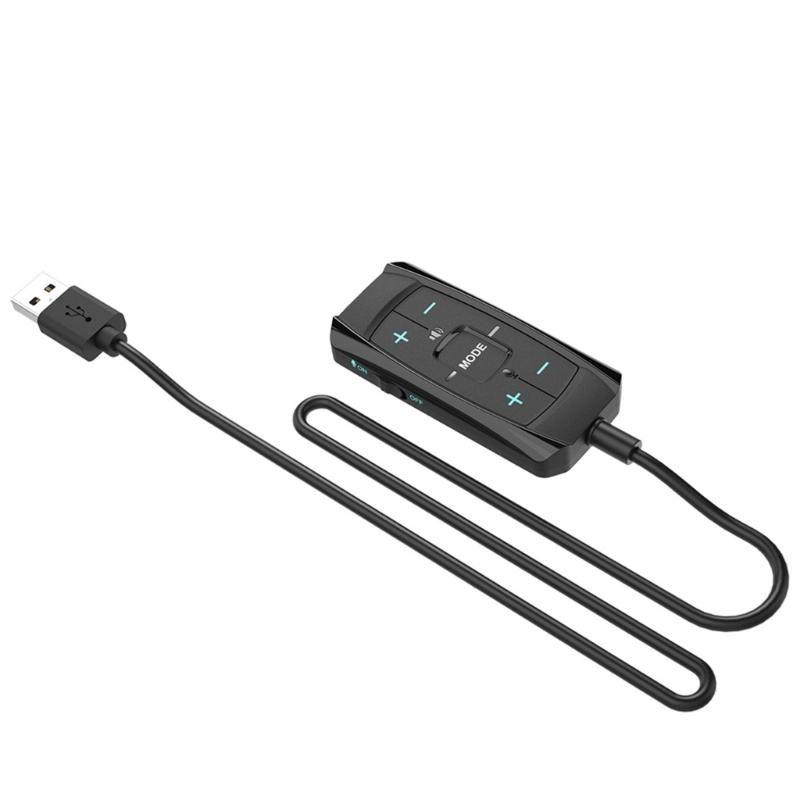 Adaptor audio USB cu sunet surround virtual 7.1 cu control silențios pentru căști de gaming, compatibil pe scară largă cu PC