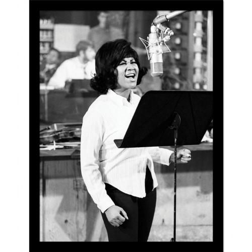 Aretha Franklin Photograph Framed Poster