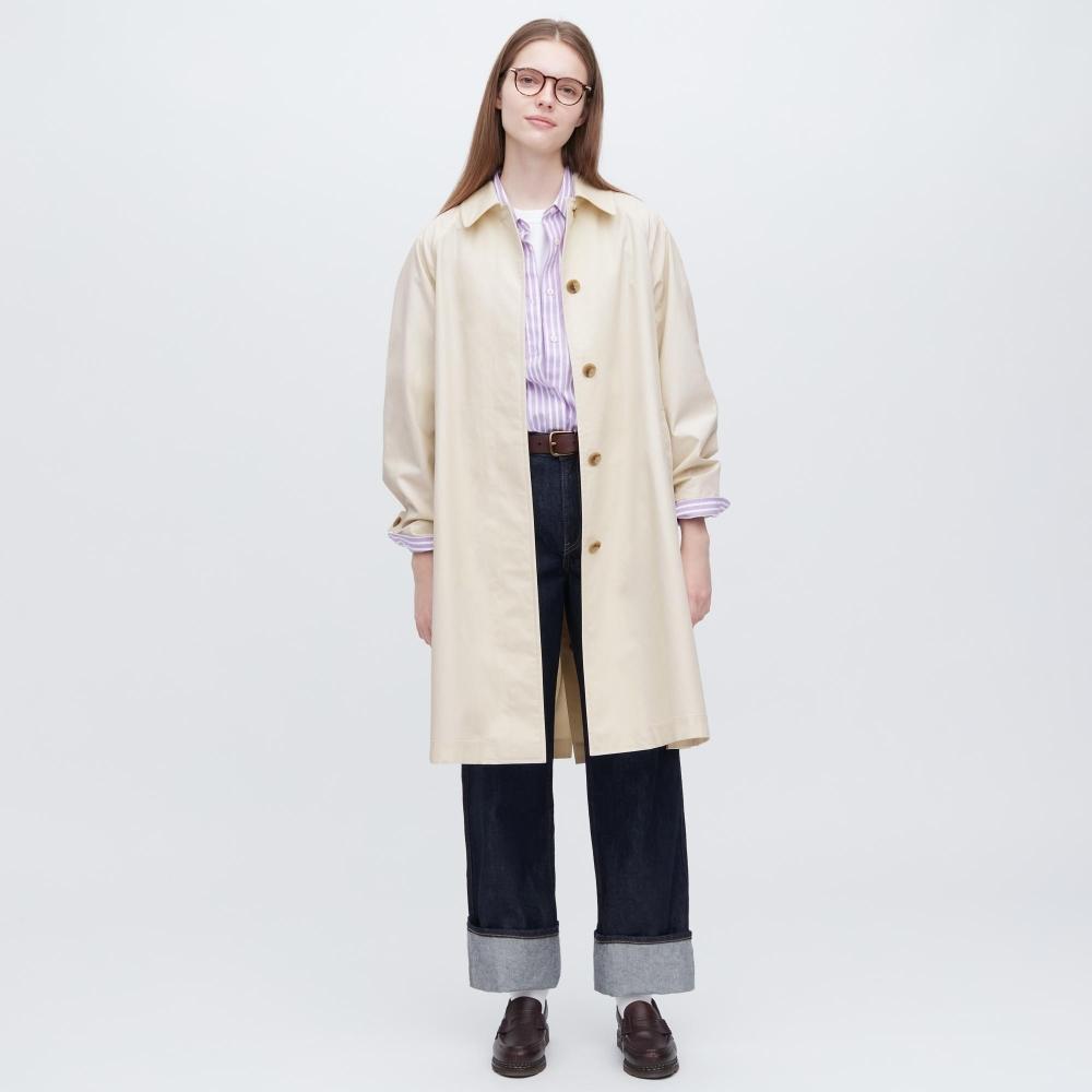

UNIQLO JAPAN Пальто из нержавеющей стали с воротником