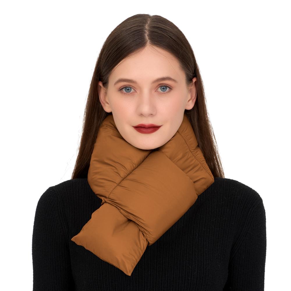 Down Cotton Cross Ring Scarves Windproof Skiing Scarve New Ring Scarf  Outdoor Sports