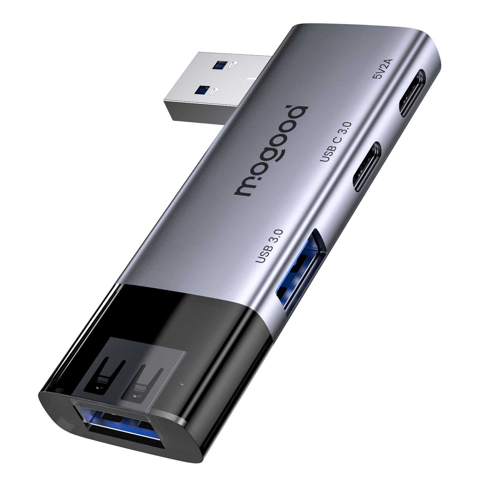 

MOGOOD USB USB-хаб Не USB A разветвитель Адаптер с несколькими портами для настольных компьютеров и других устройств Хаб, 4-портовый 3.0 [Поддерживается зарядка], Ноутбуки, ПК, Xbox, PS5, Мыши, чёрный