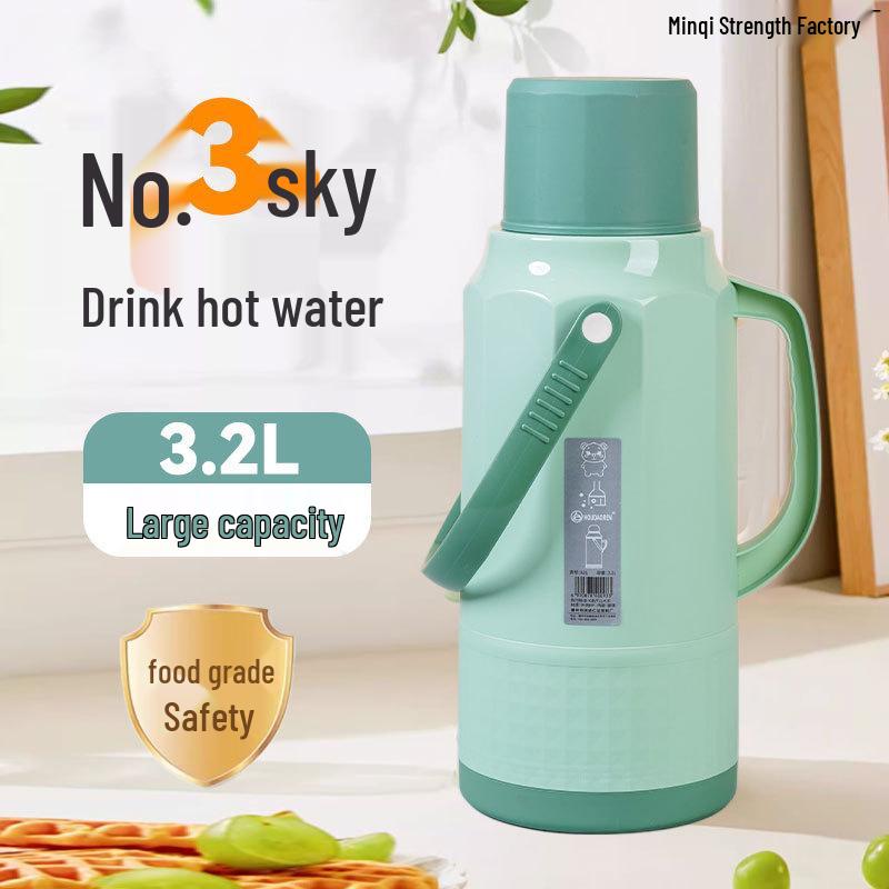 Large Capacity Insulated Thermos Flask - Classic Design for Home, Office & Dorm Use
