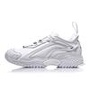Li Ning Slip Resistant Abrasion Resistant Low Top Sports Casual Shoes Men's Pure White AGLN235-1