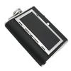 Cigarette Case 5/6oz Stainless Steel Hip Flask Wine Liquor Alcohol Drinkware
