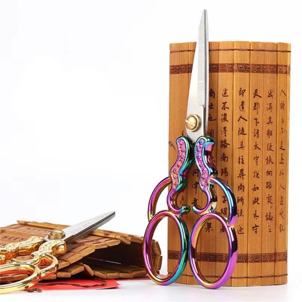 Zinc Zinc Zinc Alloy Embroidery Scissors Floral Pattern Craft Tailor Scissor Everyday Use