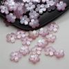 20PCS 10mm DIY Jewelry Making Starry Color Craft Loose Spacer Beads 3D Sakura Petal Flower Delicate Jewelry