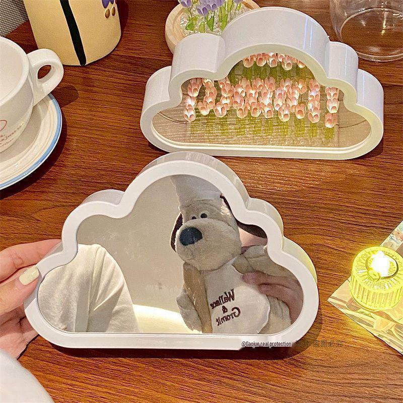 Tulp Nachtlampje DIY Bloemenzee Kit: Handgemaakte Driedimensionale Wolken Spiegel Cadeau voor Meisjes