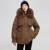 Winter new Korean version down cotton clothes thickened and velvet large size warm jacket