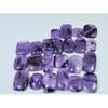 310Cts.Natural Amethyst Lace Agate Octagon Cabochon Loose Gemstone 24Pcs Lot C-818