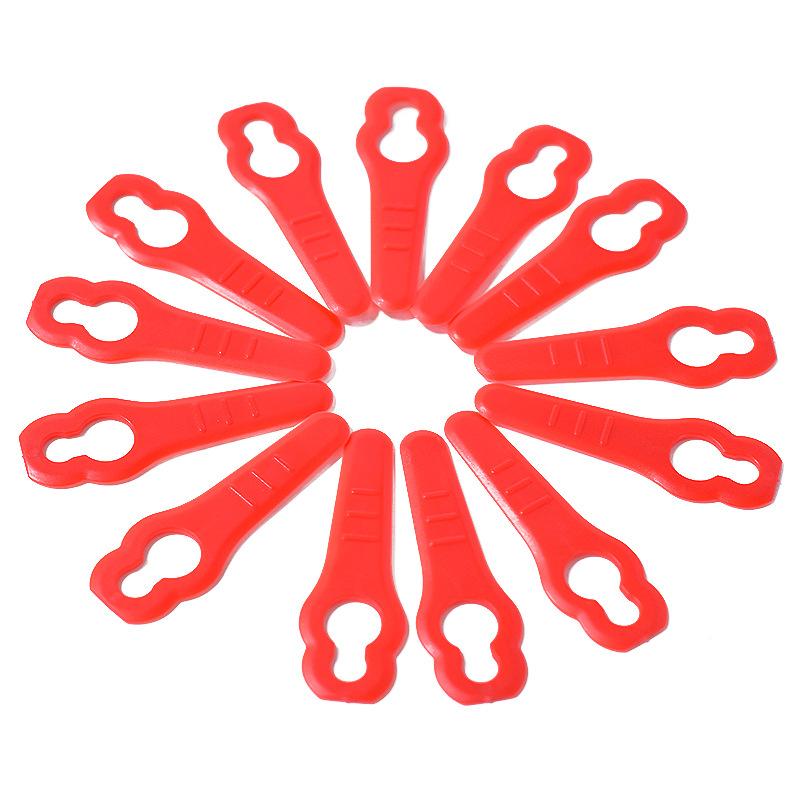L70 small wide body lawn mower plastic blade garden lawn mower lawn mowing accessories aperture 12 * 7mm
