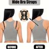 4Pcs/Set Invisible Bra Buckle Clip Adjustable H Shaped Bra Buckles That Push Up Control Useful Buttons For Women's Lingerie & Underwear Accessories