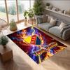 Djurgårdens IF Printed Crystal Velvet Rug Non‑Slip Crystal Velvet Carpet For Sofa Bedroom Indoor Home Decoration