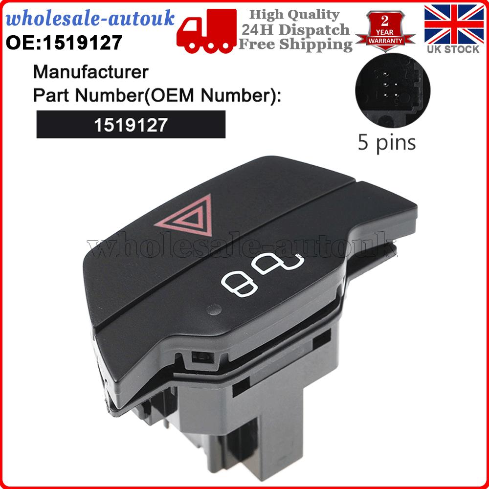 Hazard Warning Light Door Lock Switch For Transit  Connect Fiesta Focus UK