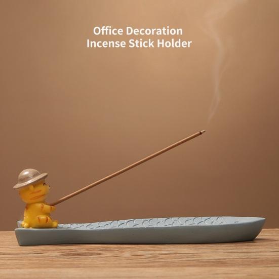 

Курильница для животных, реалистичная форма, лодка, животное, миниатюрное антикоррозийное украшение для дома, форма листа из смолы, держатель для благовоний в виде лягушки, бытовые принадлежности