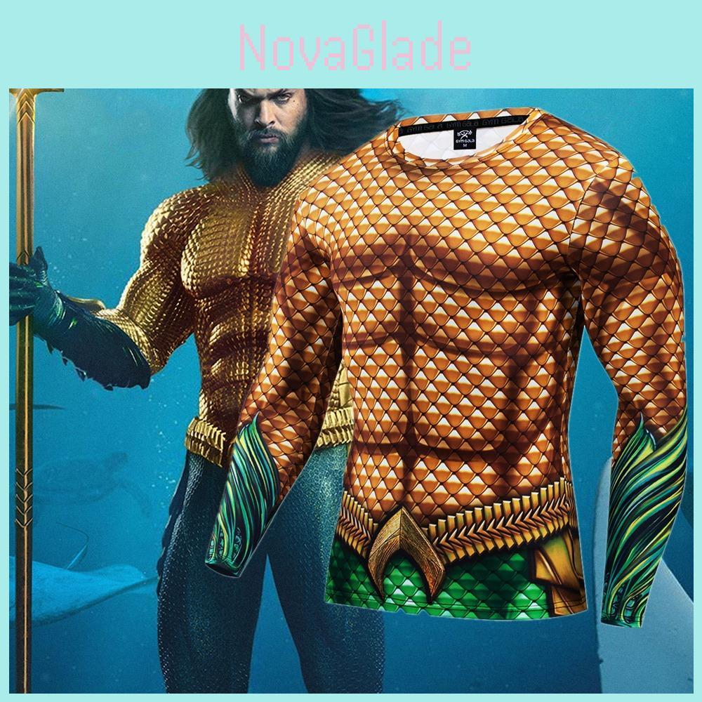 3d Printed Men's Gym Tights Sport Compression T-shirt With O-neck**