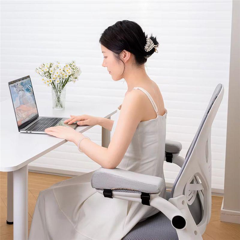 Almohadilla Elevadora de Reposabrazos de Silla Buena, Almohada Protectora Acolchada para Reposabrazos de Silla de Oficina, Almohadilla para Codos, Almohadilla Elevadora de Reposabrazos de Silla de Oficina