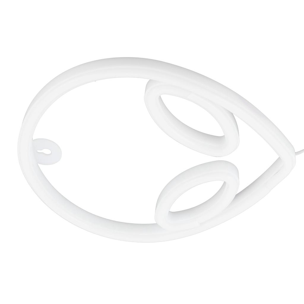 LED Neonlicht Alien Form Wandneonschild Schlafzimmer Kinderzimmer Geburtstagsfeier Dekoration