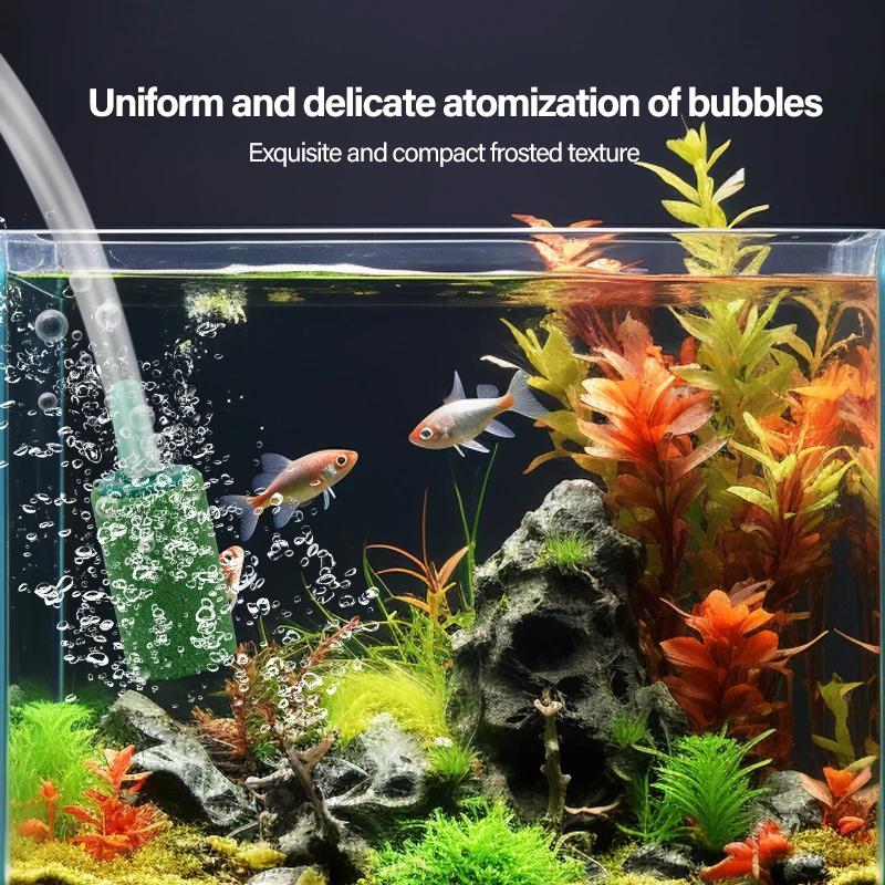 Atomizer in the Aquarium sprayer Air Stone Mineral Bubble Diffuser Fish Tank Diffuser Airstones For Air Pump Accessories 10Pcs