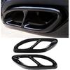 Black Exhaust Tip Muffler Pipe Cover For A Class W176 B Class W246 for Mercedes Benz W212 W213 W205 X253 C180 C200 Tail Pipe