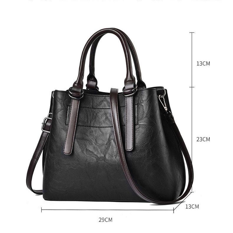 Women PU HandBag Women Belt Single Shoulder Bags Casual Totes Solid Color Soft Messenger Bag