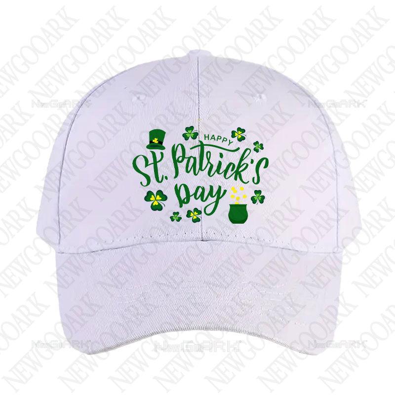 Happy St. Patricks Day Ireland Cap Summer Women Unisex Peaked Hat Fashion Casual Adjustable Printed Baseball Caps Trucker Cap