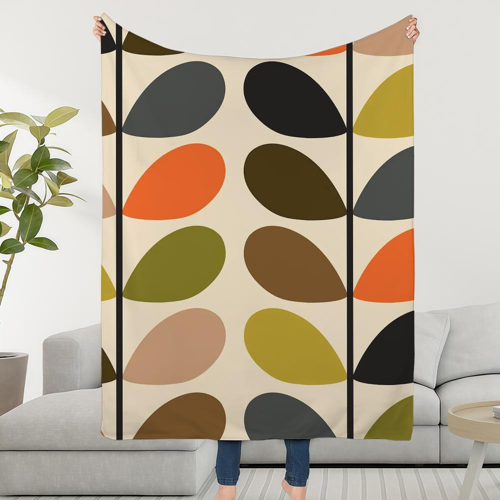 Manta Throw Súper Acogedora Felpa Sala de Estar Sofá Sofá Estética Infantil Cumpleaños Flor O-OrlaS-ES Arte K-KielyS-ES Regalos