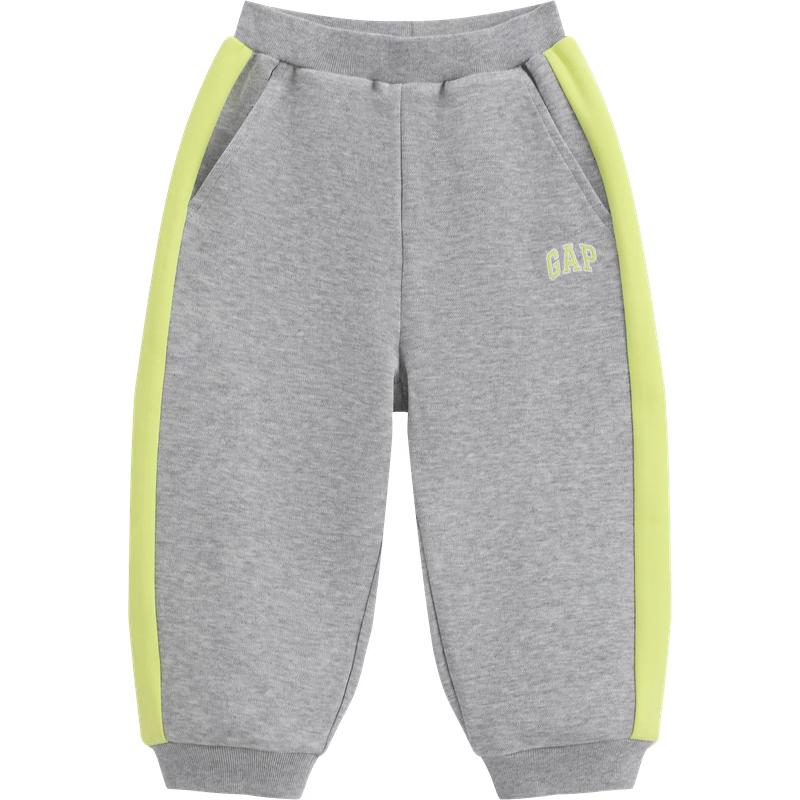 GAP Boy Toddler Logo Embroidered Side-Stripe Jogger Pants 100/50